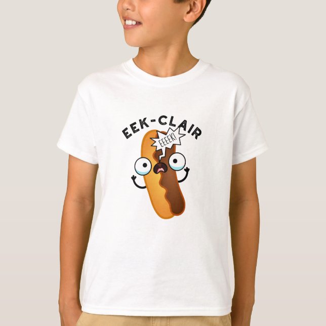 Camiseta Engraçado Engraçado Eclair Pun (Frente)