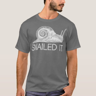 Camiseta Engraçado Engraçado Foi Um Caracol De Slug