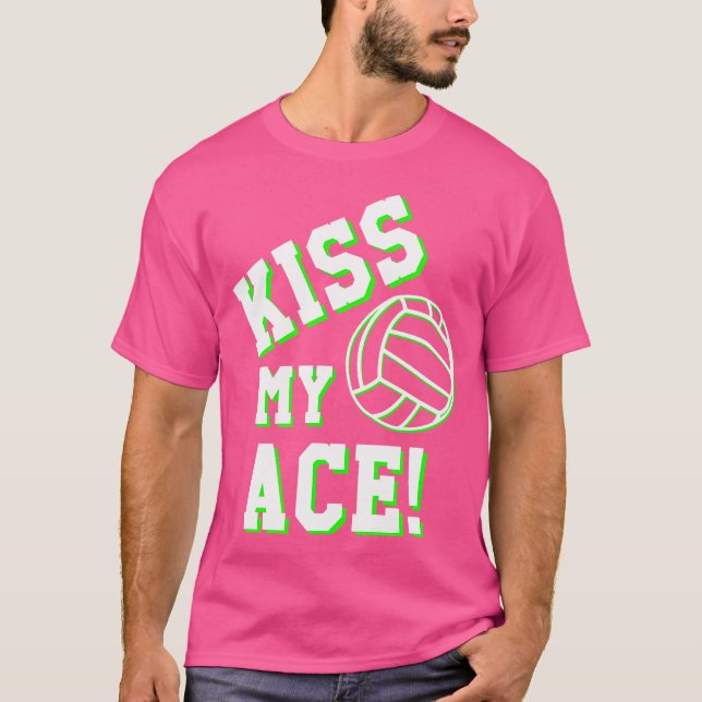 Camiseta Engraçado: Equipe de Voleibol em Praia (Frente)