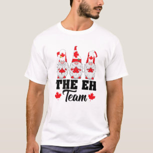 Camiseta Engraçado Equipe EH Gnomos Mapeando Pavilhão Canad