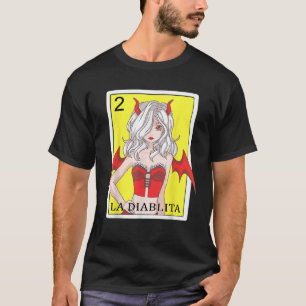 Camiseta Engraçado Espanhol Mexicano Bingo Presente La Diab