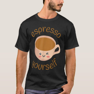 Camiseta Engraçado Espresso Você Mesmo Café