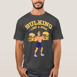 Camiseta Engraçado Estação Bulking Como Um Chefe 16