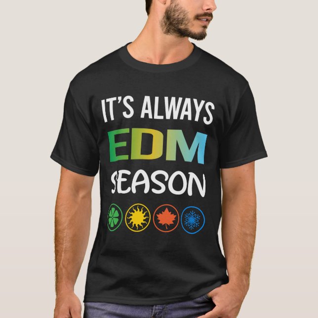 Camiseta Engraçado Estação EDM (Frente)