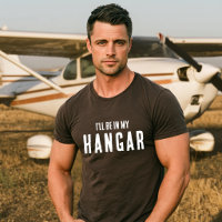 Engraçado 'Estarei no meu hangar' Aviação Piloto P