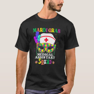 Camiseta Engraçado, Este Assistente Médico Amante Mardi Gra