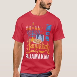 Camiseta Engraçado Este É Meu Judeu Hanukkah Pajamakah Meno