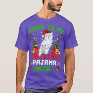 Camiseta Engraçado Este É Meu Natal Pajama Snowy Owl Chris