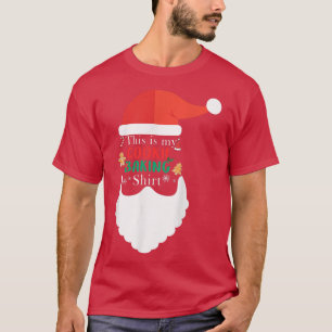 Camiseta Engraçado Este É O Meu Biscoito De Natal Fazendo C