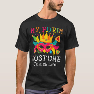 Camiseta Engraçado Este É O Meu Costume De Purim A Vida J