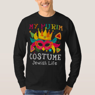 Camiseta Engraçado Este É O Meu Costume De Purim A Vida Jud