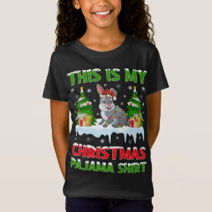 Camiseta Engraçado Este É O Meu Natal De Rabbit Pajama