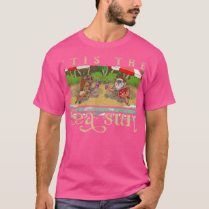Camiseta Engraçado Este é o Natal da praia dos Papais noeis