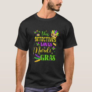 Camiseta Engraçado, Estes Detetives Adora O Festival Mardi