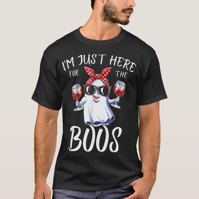Camiseta Engraçado Estou Aqui Para As Mulheres Do Boos Hall (Frente)