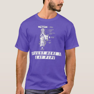 Camiseta Engraçado, estou aqui para encher o saco.