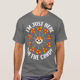 Camiseta Engraçado, estou aqui para o doce712