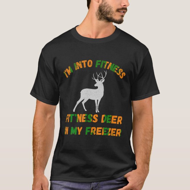 Camiseta Engraçado, estou na Ajustado da Malhação Ness Deer (Frente)