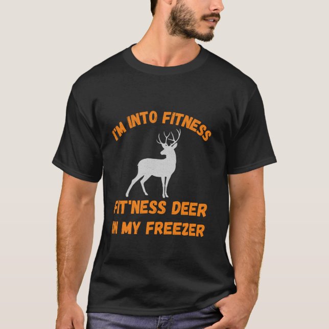 Camiseta Engraçado, estou na Ajustado da Malhação Ness Deer (Frente)