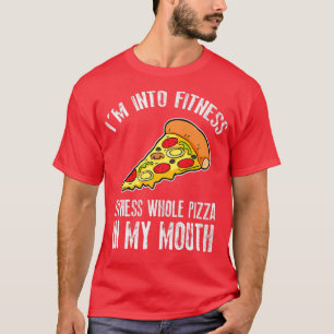 Camiseta Engraçado, estou na Malhação de pizza inteira na m