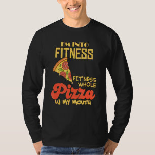 Camiseta Engraçado, estou na Malhação de pizza inteira no m