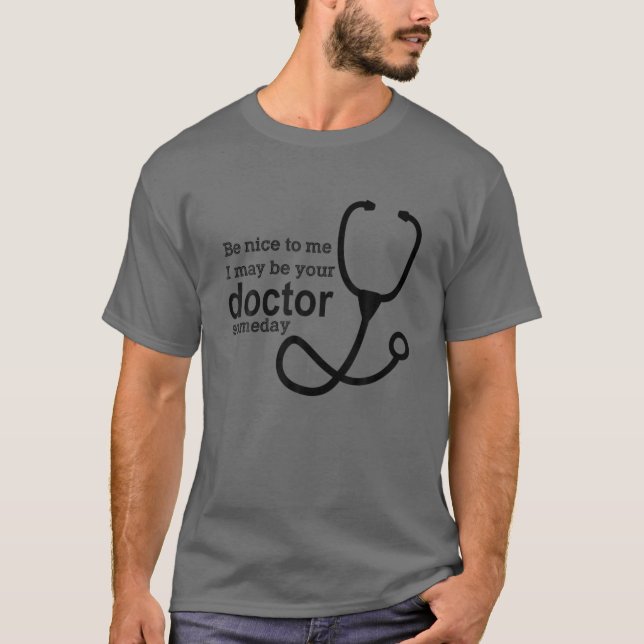 Camiseta Engraçado Estudante de Medicina (Frente)