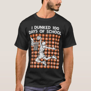 Camiseta Engraçado Eu 100 Basquete Escola 100 Dias 100º Ent