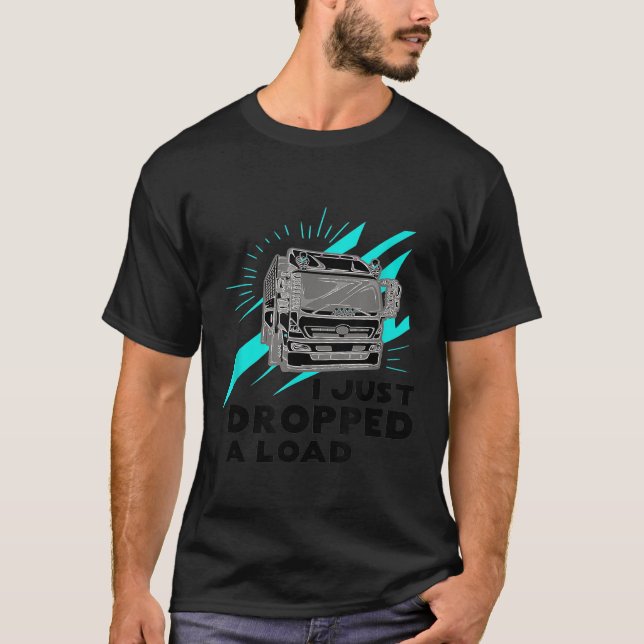 Camiseta Engraçado Eu Acabei De Deixar Um Caminhoneiro De C (Frente)