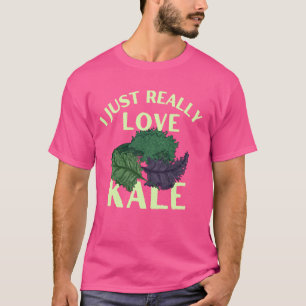 Camiseta Engraçado, Eu Adoro Kale Vegetarian Veg