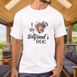 Camiseta Engraçado Eu Adoro Minha Foto Personalizada Do Diá<br><div class="desc">Quem você realmente ama? Sua namorada ou seu cachorro! Dê o presente perfeito para o seu namorado, este dia de os namorados com esta camisa engraçada de amante de cachorro! Deve ter para cada amante de cachorro, mãe de cachorro e pai de cachorro! Uma reviravolta divertida em I Love My...</div>