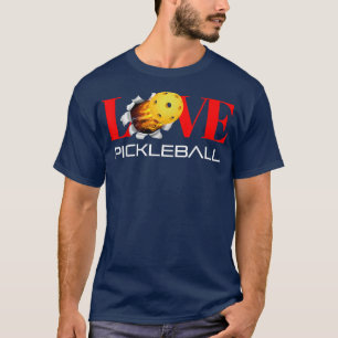 Camiseta Engraçado Eu Adoro Pickleball