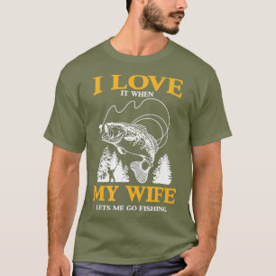 Camiseta Engraçado Eu Amo Quando Minha Esposa Me Deixa Pes