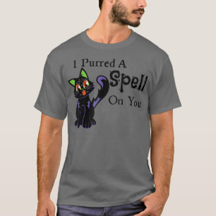 Camiseta Engraçado Eu Coloquei Um Feitiço Em Você Retrô Bla