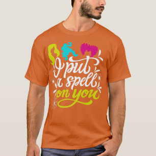 Camiseta Engraçado Eu Coloquei Um Spell Em Você Bruxa Hallo