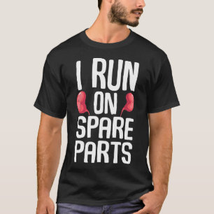 Camiseta Engraçado Eu Corro Em Peças Sobressalentes Legal P