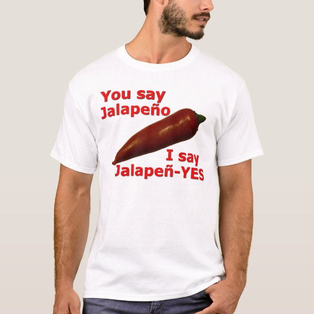 Camiseta Engraçado eu digo o jogo de palavras de (Frente)