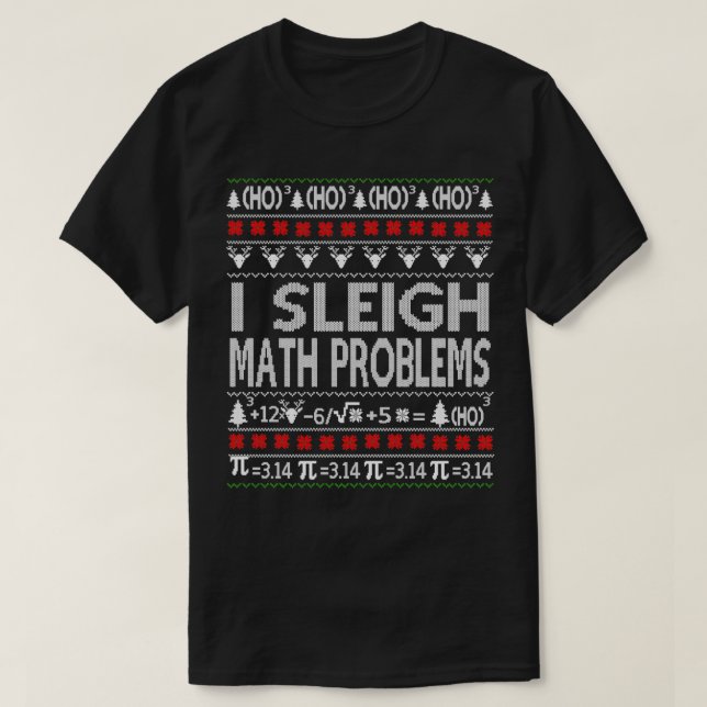 Camiseta Engraçado Eu Dormir Problemas Matemáticos Professo (Frente do Design)