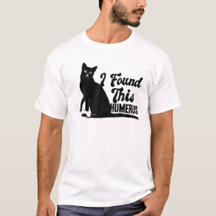 Camiseta Engraçado Eu Encontrei Este Humero Gatos Humourou
