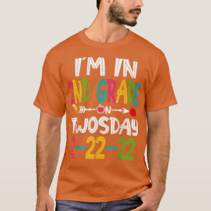 Camiseta Engraçado eu estar no segundo 2º ano no dia 2 de f
