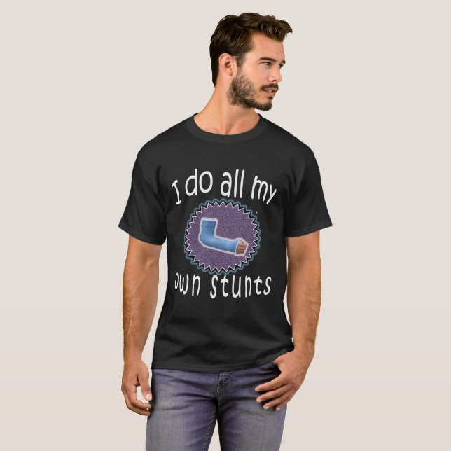 Camiseta Engraçado eu faço meu próprio presente quebrado (Frente Completa)