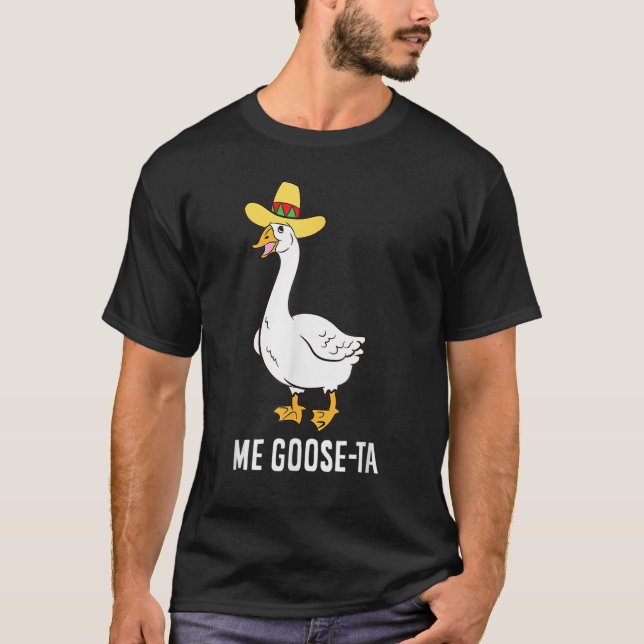 Camiseta Engraçado Eu, Góso-Ta, Agricultor Mexicano de Aves (Frente)