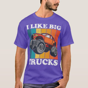 Camiseta Engraçado Eu Gosto De Truques De Monstro Grande
