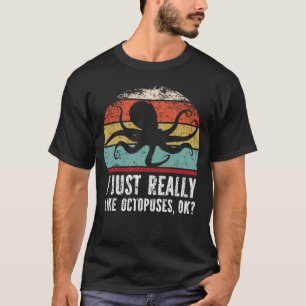 Camiseta Engraçado, Eu Gosto Muito De Polvos, OK?
