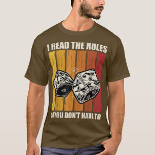 Camiseta Engraçado Eu Li O Jogo Do Conselho Do Jogo Da Noit