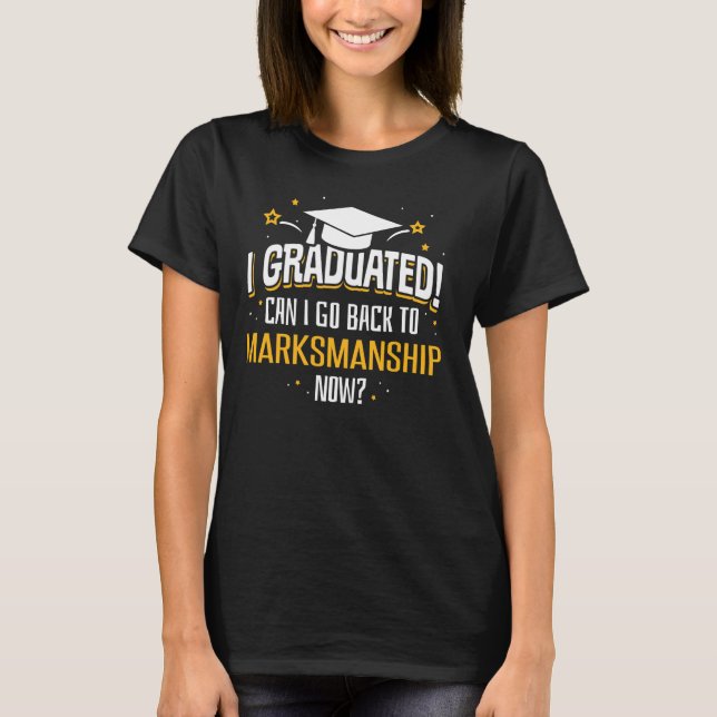 Camiseta Engraçado Eu Me Formei Agora Posso Voltar Para MAR (Frente)