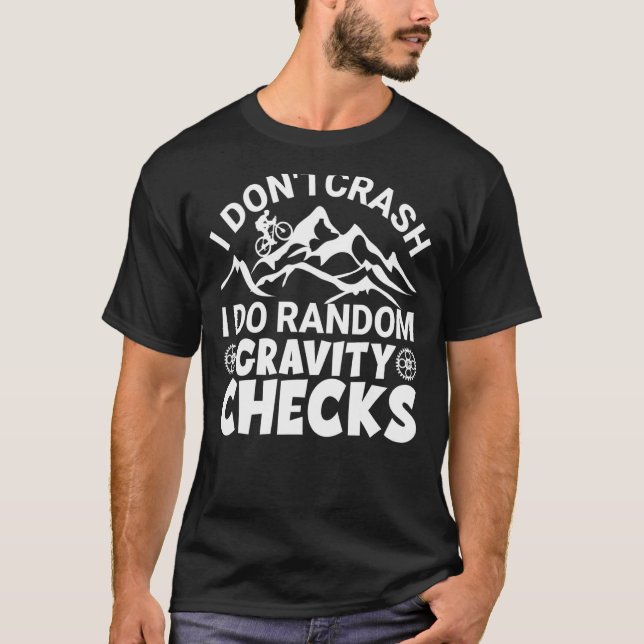 Camiseta Engraçado Eu Não Caio Eu Faço Gravidade Random Che (Frente)