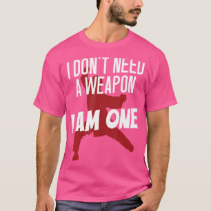 Camiseta Engraçado Eu Não Preciso De Uma Arma Eu Sou Um Kun