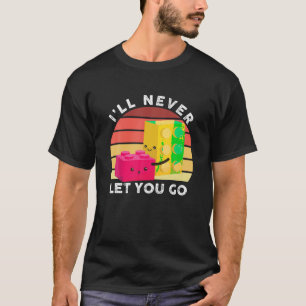 Camiseta Engraçado Eu Nunca Vou Deixá-Lo Ir Retro Building 