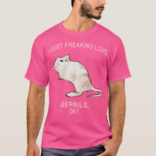 Camiseta Engraçado, Eu Só Estraguei Amor Gerbil Ok Fazenda