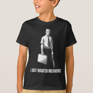 Camiseta Engraçado Eu Só Queria Café Da Manhã